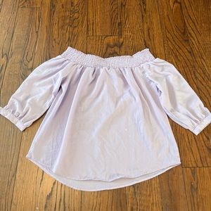 rue21 Off the Shoulder Lilac Top